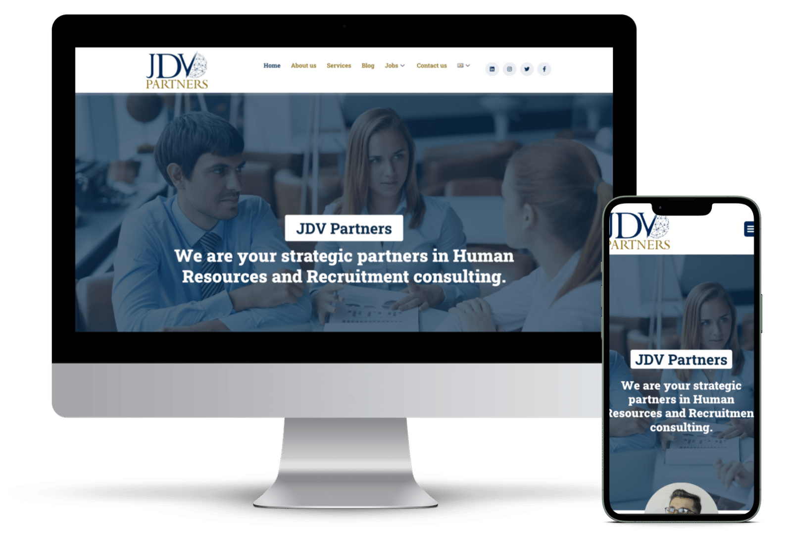 JDV Partners, consultores estratégicos en RRHH y reclutamiento.