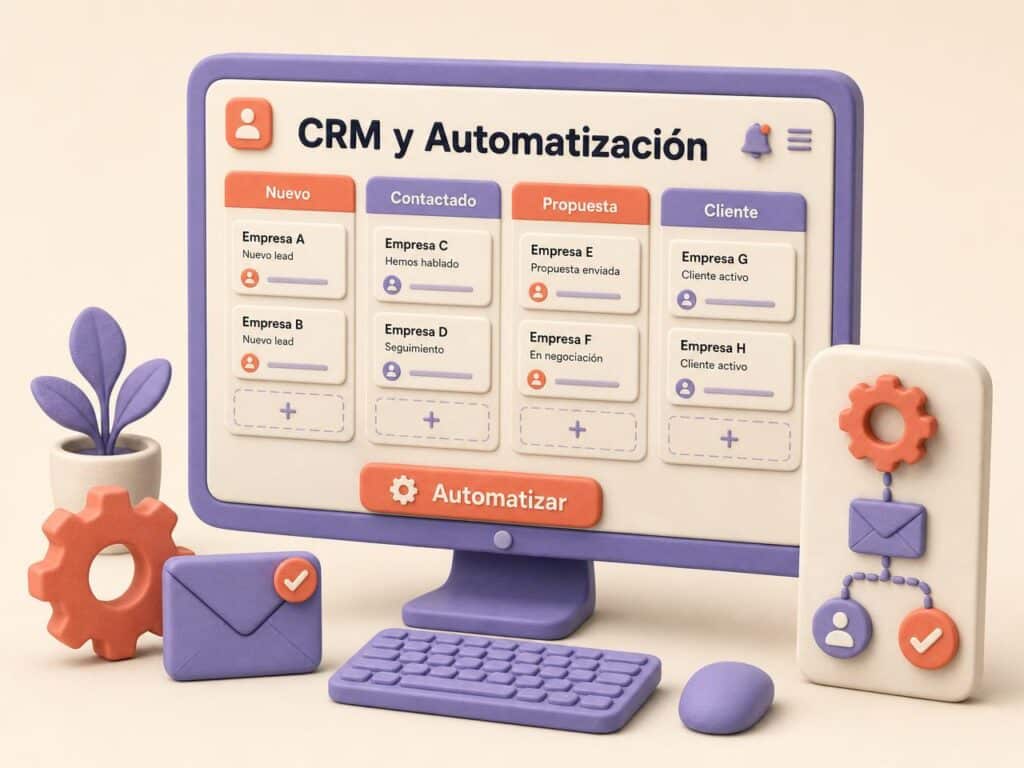 CRM y automatización HubSpot GoHighLevel