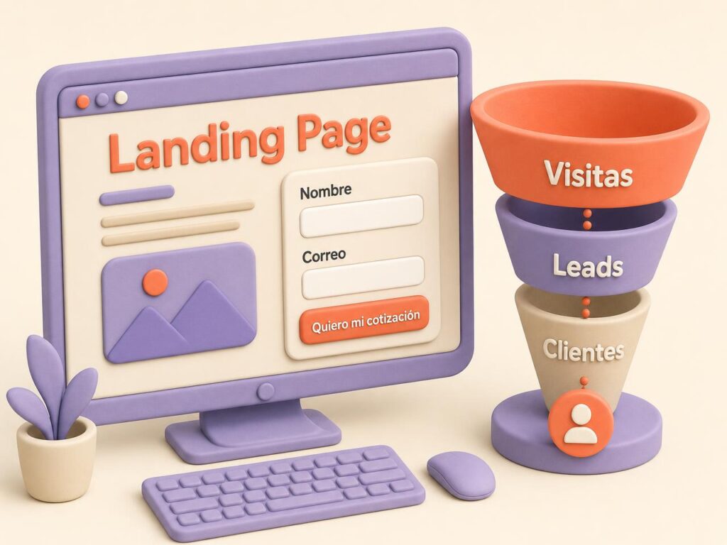 Landing pages y embudos de conversión